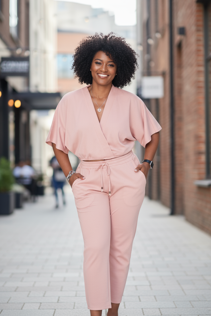 LNS Kimono Jogger Set