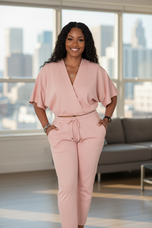 LNS Kimono Jogger Set